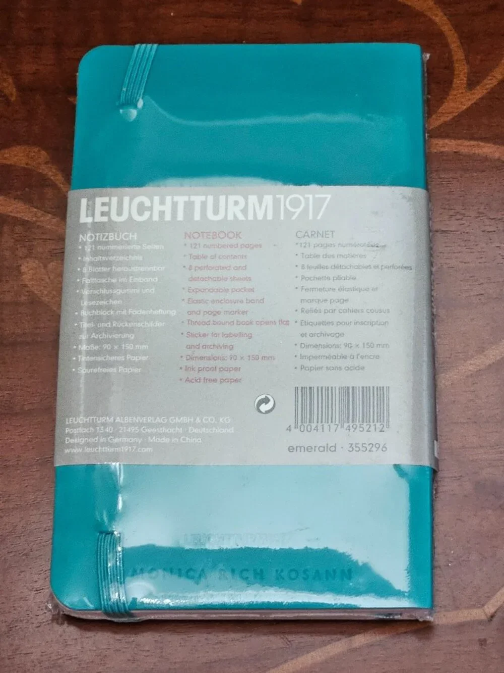 RARE SEALED MONICA RICH KOSANN LEUCHTTURM ONE OF A KIND BLANK JOURNAL NOTEBOOK